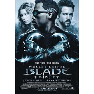 2004 Blade Trinity ORIGINAL Movie Poster 11x17 WESLEY SNIPES (Buy 2 Get 1 Free!)